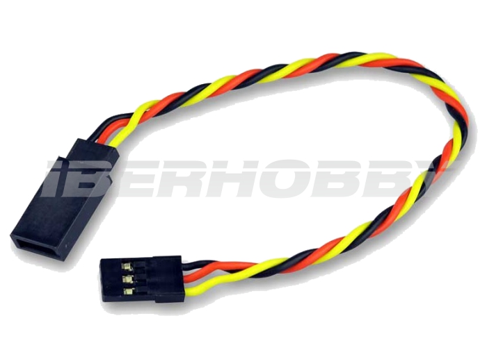 TWISTED 15 cms. SERVO LEAD EXTENSION 22AWG